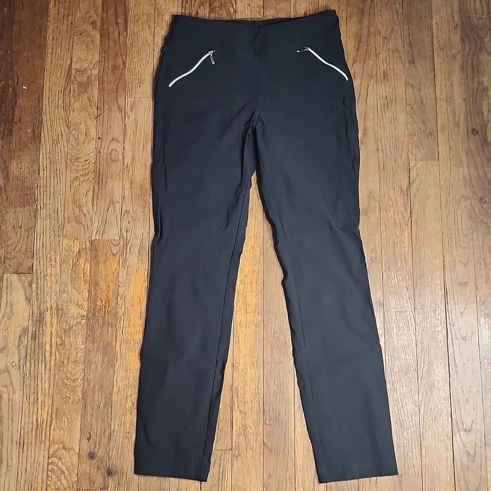 Fab Fit Leggings w/ Zipper Pockets Golf Pants Small